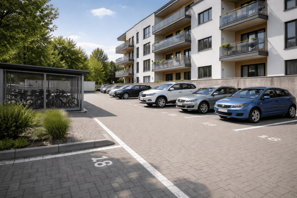 parkovací stání nájemní byt